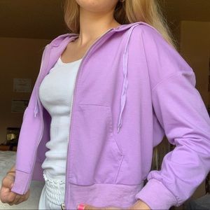 Brandy Melville purple crystal hoodie